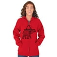 thumbnail image 4 of Spiritual Animal Elephant Triangle Unisex Fleece Graphic Zip Up Hoodie Brisco Brands 2X, 4 of 5