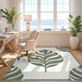 thumbnail image 3 of Design&I 2'x3' Washable Accent Rug Dinosaur Contemporary Dino Foliage Understated Muted Tone Covering for Kitchen, Pet Station, Friendly & Non-Slip Built-In Grip, 3 of 7