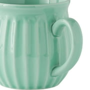 The Pioneer Woman Colette 12-Ounce Stoneware Mugs, Green, Set of 4