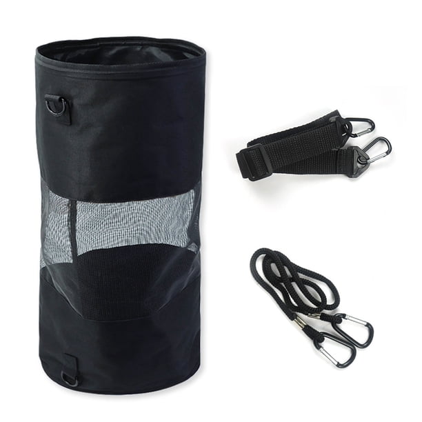 Eigraketly Bolsa de almacenamiento de basura para barcos, bolsillo de malla, soporte de basura portátil para playa, organizador de juguetes Deportes acuáticos
