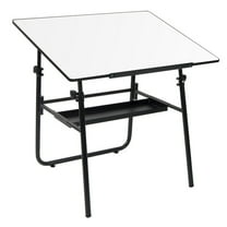 Studio Designs Folding Ultima Drafting Table with Adjustable Fold-A-Way Base and 42"x 30" Top