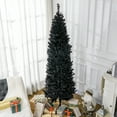 thumbnail image 2 of HOMCOM 7FT Artificial Christmas Tree with Automatic Open for Home Black, 2 of 10