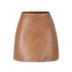 thumbnail image 4 of Minifalda de moda para mujer, falda corta Sexy de cuero sólido de cintura alta, falda corta elástica Wmkox8yi  FGJ155, 4 of 7
