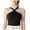 Black, variant on AherBiu Crop Tops for Women Workout Tank Top Crossover Halter V Neck off Shoulder Sleeveless Yoga Cami Shirts
