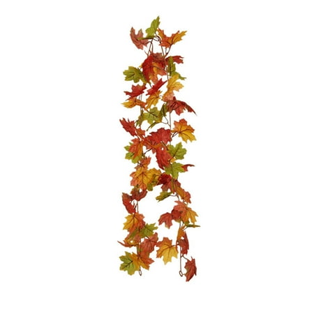 

Miayilima Artificial Flowers In Vase Fall Decor Festival Maple Leaf Rattan Decoration Christmas Party Wall Hanging Maple Leaf Rattan