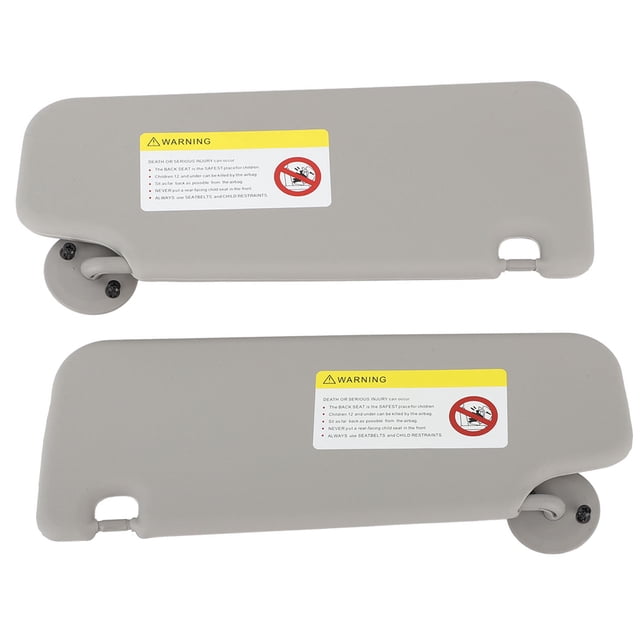 Visera solar del lado izquierdo del conductor Visera solar del lado del pasajero Visera solar para automóvil 1 par de visera solar izquierda derecha con reemplazo de espejo Anggrek Otros