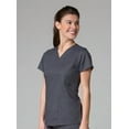 thumbnail image 1 of V-Neck Pocket Top by Maevn XXS - 3XL / Charcoal, 1 of 1