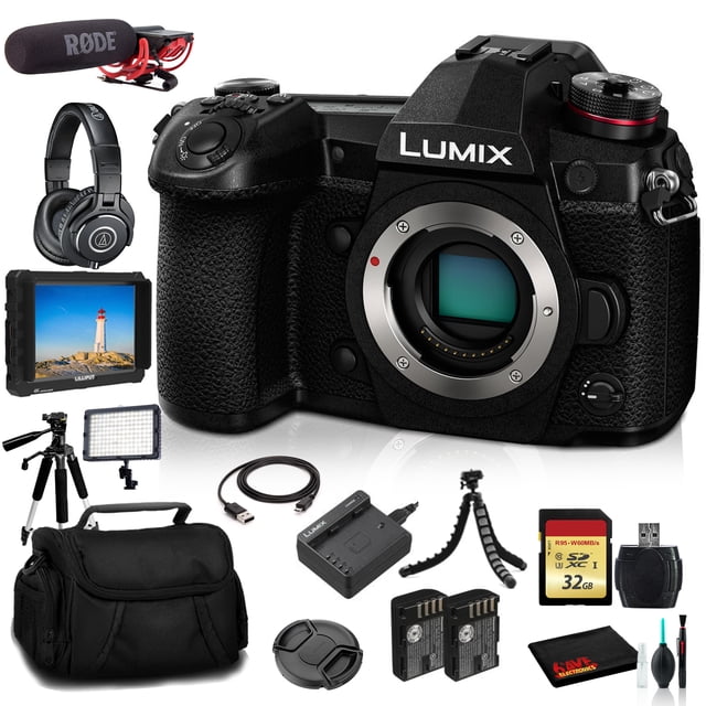 Panasonic Lumix DC-GH5 Mirrorless Digital Camera (Body Only) (DC-GH5KBODY) Bundl Panasonic DC-GH5KBODY_EDI_5