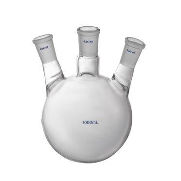 2000ml Flat Bottom Boiling Flask – Two Neck With 24/29 Sockets, Borosilicate Glass