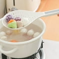 thumbnail image 4 of 13.9x5.4 inch Multifunctional Strainer Spoon with Clamps - High Temp Resistant Kitchen Tool, 4 of 8