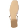 thumbnail image 6 of Journee Womens Gretchenn Multi Strap Square Toe Mary Jane Flats, 6 of 9