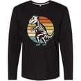 thumbnail image 3 of Inktastic Dinosaur Skeleton Halloween Long Sleeve T-Shirt, 3 of 5