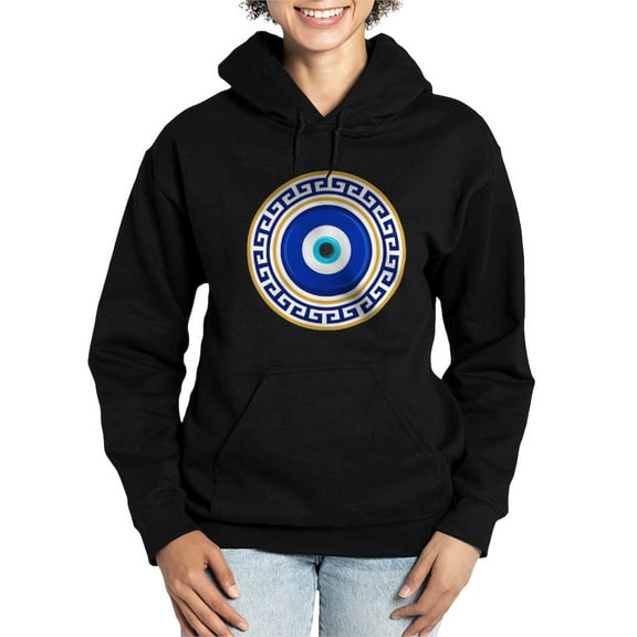 CafePress - Greek Mati Evil Eye 4 - Pullover Hoodie, Classic & Comfortable Hooded Sweatshirt