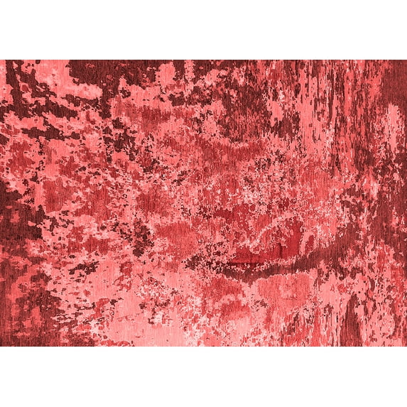 Ahgly Company Indoor Rectangle Oriental Red Industrial Area Rugs, 2' x 3'