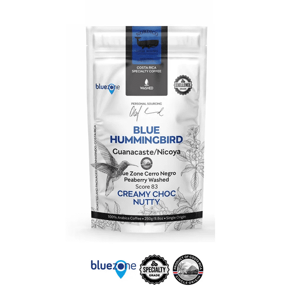Nordico Coffee Blue Hummingbird Light Roast Whole Bean Coffee, 8.82 oz