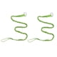 thumbnail image 2 of 2 correas espirales para caña de pescar de kayak con hebilla de metal y correa de remo verde, 2 of 9