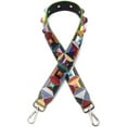 thumbnail image 1 of ORUYROP Umily Femmes Filles Large Sangle de Remplacement Style Guitare Multicolore Toile Bandoulière pour Sacs à Main, 1 of 3