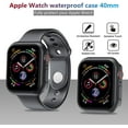 thumbnail image 2 of [2 Pack] Case Compatible with Apple Watch Series 7 41mm with Tempered Glass Screen Protector, Full Protective Hard PC Case, HD Ultra-Thin Cover for iWatch 41mm-Clear, 2 of 7