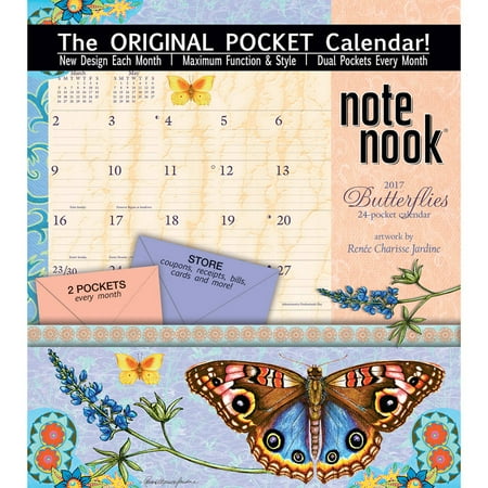 Wsbl Note Nook Butterflies Walmart Com