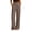 #03 Brown 【Mix, Match & Rotate: Stock Up on Daily Colors】, variant on Women's Comfy Cotton Blend Wide Leg Pants, High Elastic Waist with Pockets, Loose Fit Casual Trousers for Yoga, Work, Daily Wear, Womens Summer Ankle | VerBelle,Brown XS