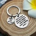 thumbnail image 2 of Happy Birthday Keychain Gift for Him Her 40th Birthday Keyring for Women Men Best Friend Family Inspiration Birthday Gift Your Forties Are The Chapters When it All Starts Making Sense Keychain, 2 of 4