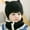 Black, variant on Toddler Winter Hat Scarf Toddler Warm Windproof Lined Knit Hood Hat for Winter Baby Boy Beanie