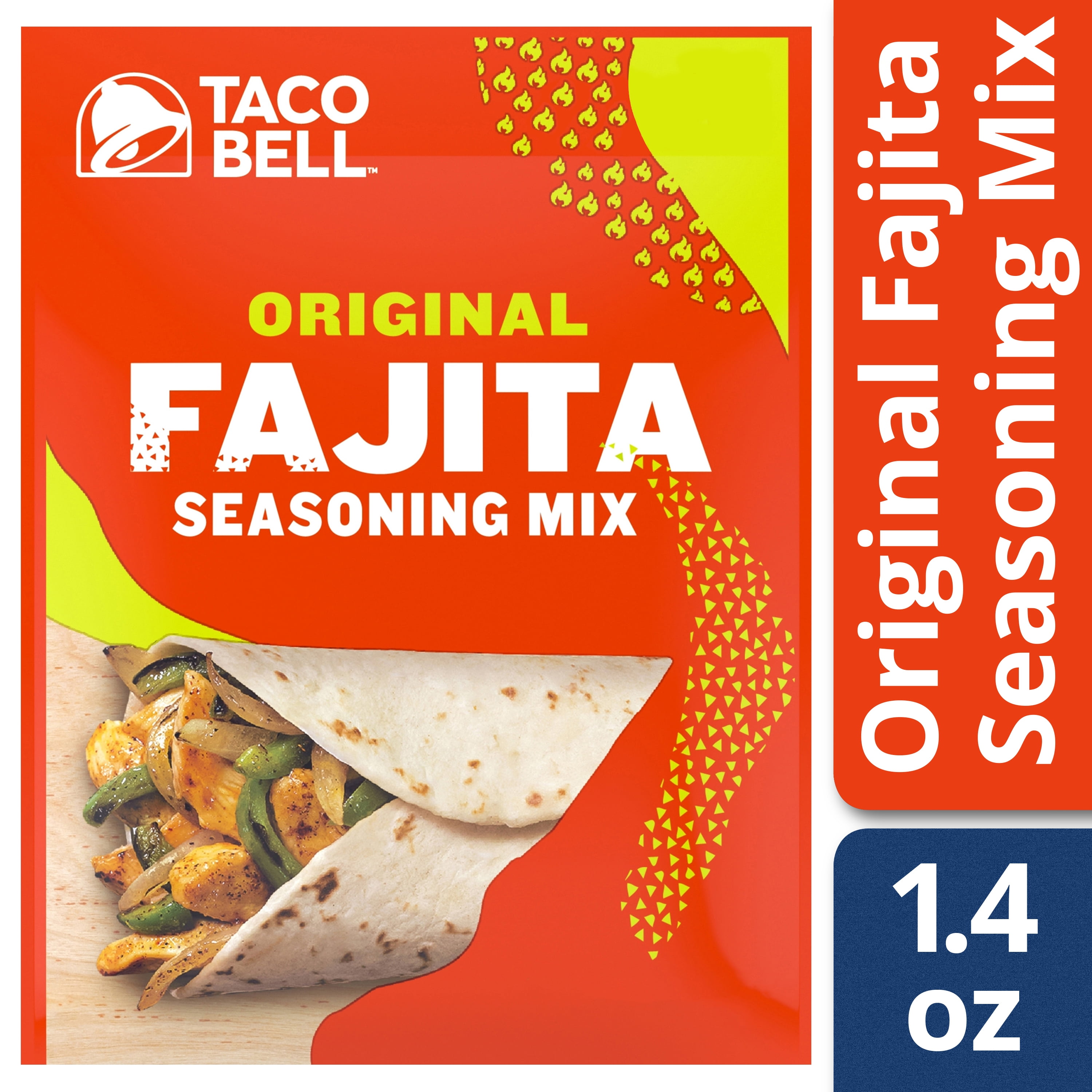 Taco Bell Original Fajita Seasoning Mix, 1.4 oz Envelope