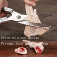 thumbnail image 5 of HAOAN Stainless steel kitchen scissors sharp kitchen meat cutting bone multi-purpose kitchen scissors household, 5 of 5