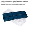 thumbnail image 4 of Uxcell 10 Compartments Paint Palette Plastic Painting Tray Deep Saver Box Detachable with Soft Cover, 4 of 6