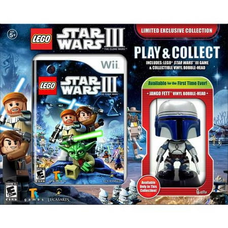 Lego Star Wars 3 with Limited Edition Jango Fett Vinyl Action Figure (Wii)