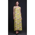 thumbnail image 2 of Bimba Rayon Floral Womens Long Casual Dress Spaghetti Strap Summer Maxi Sundress-Small, 2 of 5