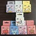 thumbnail image 2 of Nuevo Coreano BTS BT21 Serie Lindo Washi Cinta Conjunto De Enmascaramiento Diario Suministros Estacionarios Ventilador Regalo, 2 of 4