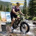 thumbnail image 4 of Electric Bike for Adults 20" Fat Tire, Max 32MPH Ebike, 1500W E-Mountain Bike 48V 15Ah UL2849, 4 of 9