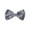 Grey, variant on Pre-tied Bow Tie in Gift Box- Black & White Large Checkered