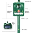 thumbnail image 2 of Dispositivo disuasorio de animales, detector de movimiento para exteriores, repelente de animales con energía solar utilizado para uso en exteriores y patios, 2 of 5