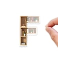 thumbnail image 4 of 26 Letter Acrylic Keychain,Mini Bookshelf Pattern Letter Pendant,Colorful Versatile Hanging Accessory Personalized Key Bag Car Rearview Mirror Party Favors Gift for Book Lovers Daily Accessory, 4 of 5