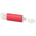 2 in 1 USB Flash Drive OTG U Disk Memory Stick Pen High Capacity Data Storage Red64GB