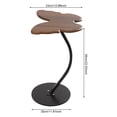 thumbnail image 4 of YIYIBYUS 58cm Side Table Butterfly-Shaped  End Table 33.07lbs Load C-shaped Floor Standing Side Table for Living Rooms, Bedrooms, Offices, Study Rooms, 4 of 12