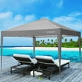 thumbnail image 3 of SANOPY 10'x10' EZ Pop Up Canopy Tent Outdoor Party Instant Shelter Portable Folding Beach Canopy with 4 Sandbag & Carrying Bag, Blue, 3 of 9