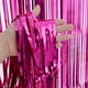 thumbnail image 2 of KIRIKOU 3 juegos de cortinas de frijol de lámina roja rosa decorada en el Fondo de la fiesta de fotos, 3,2 pies x 6,5 pies de lámina de oro de novia soltera de cumpleaños, 2 of 4