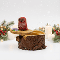 thumbnail image 2 of MEHOOM Resin Forest Owl Stump Ashtray with Lid, Windproof, Father's Day Gift Ideas, 2 of 8