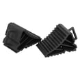 thumbnail image 4 of 2Pcs Antislip Vehicle Car Truck Wheel Tire Chock Stop Block Black, 4 of 8