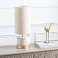 thumbnail image 4 of SAFAVIEH Laszlo 16 in. Glam Natural Concrete Table Lamp with Off-white Linen Shade, 4 of 6