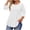 A-WhiteA, variant on Women's Casual 3/4 Sleeve T-Shirts Gifts for Women Loose Round Neck Cute Tunic Tops Blessed Sweatshirt for Women Heart-patterned Lightweight Thanksgiving Tops Blouse
