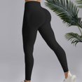 thumbnail image 2 of Kvture Women Seamless Impact Leggings Scrunch Workout Leggings Medium Waist Tummy Control Butt Lifting Gym Yoga Pants Black S, 2 of 8