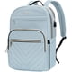 thumbnail image 1 of Mochila para portátil VANKEAN 15.6" impermeable para mujer, color azul claro, 1 of 7