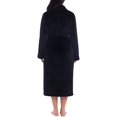thumbnail image 3 of Women Plush Fleece Robe Long Warm Bathrobe Shawl Collar/Hood, 3 of 6