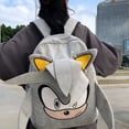 thumbnail image 4 of Mochila SABNY Sonic Shadow de piel sintética gris de gran capacidad, 4 of 7