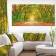 thumbnail image 1 of Design Art - Fall Greenery and Road Straight Ahead, 1 of 3