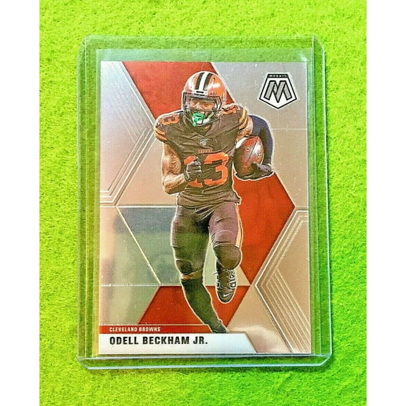 ODELL BECKHAM JR MOSAIC SILVER CHROME CARD BROWNS 2020 Panini Ravens